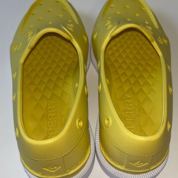 New Unisex Sperry Top Sider Float Boat yellow shoe deck W 7.5 - Picture 5 of 7